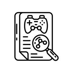 Esports analysts icon in vector. Illustration