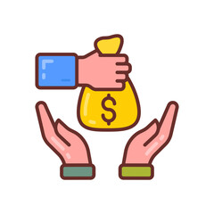 Esports Sponsors icon in vector. Illustration