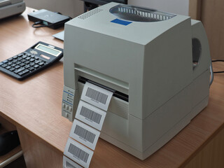 Barcode thermal transfer label   printer. Inventory of units in warehouses and stores. Sourcing printer for product labels 