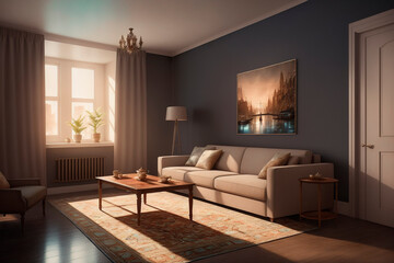 Fototapeta premium Generative concept art illustration. Generative ai.