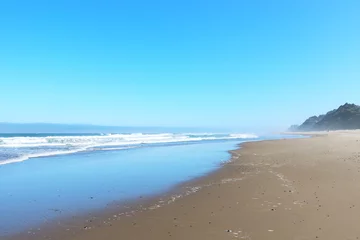 Crédence de cuisine en verre imprimé Plage de Baker, San Francisco Beautiful view of the Pacific coast in the United States.