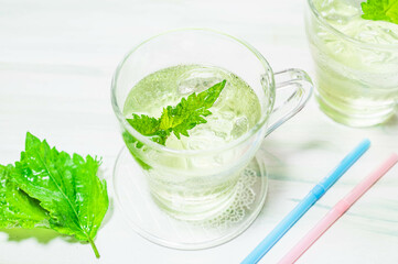 自家製青じそジュース