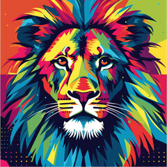 lion head illustration