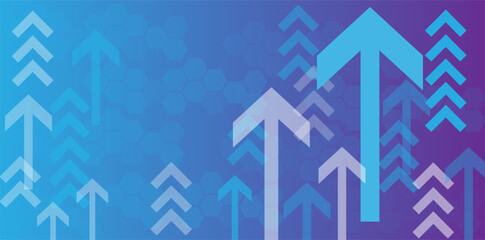 HUD Hexagon futuristic background vector for technology and finance concept and education for future