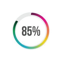 vector illustration loading round color