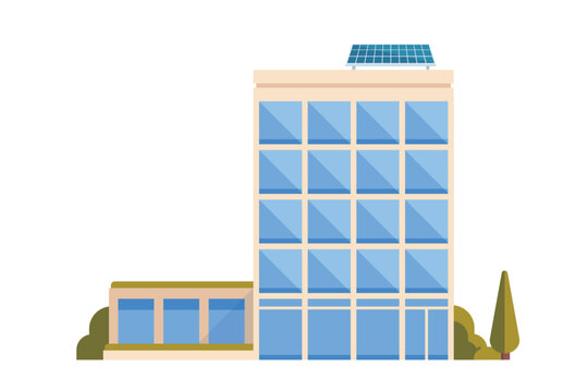 recommend clip art: Vector element of office buildings for city illustration flat design style.
