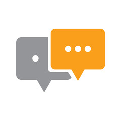 chat bubble icon design vector