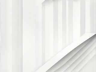 White luxury background with grey shadow diagonal stripes. Light elegant dynamic abstract BG. Trendy geometric neumorphism. Universal minimal 3d sale modern backdrop ai generate