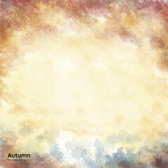 abstract autumn watercolor brown background