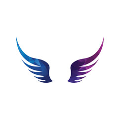 Fototapeta na wymiar Eagle Wings Logo design vector template. Luxury corporate heraldic flying Falcon Phoenix Hawk bird Logotype concept icon.