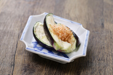 Mizunasu no tsukemono, pickled Japanese juicy eggplant