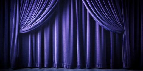 Velvet curtains, created with generative AI technology