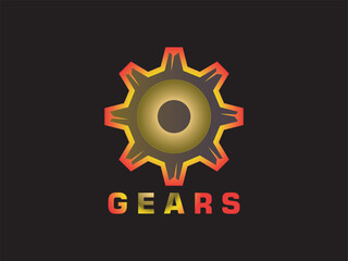 gear cogwheel logo designs