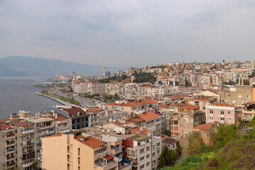 Fototapeta premium Izmir Coastline and Esrefpasa District