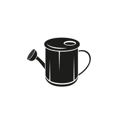Watering Can Sprayer Vector Clip Art Design. Illustration Colored Bucket With Handle. Colored Bucket With Bundle With White Background.