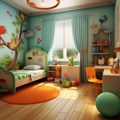 interior of a bedroom