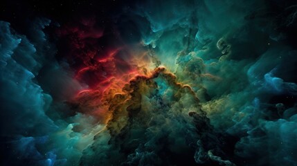 Fototapeta premium colorful fluid explosion