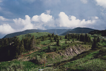 landscape with clouds