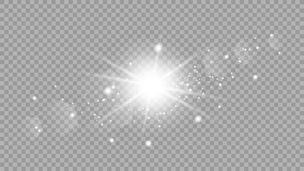 Vector transparent sunlight special lens flare light effect. Stock royalty free vector illustration. PNG	