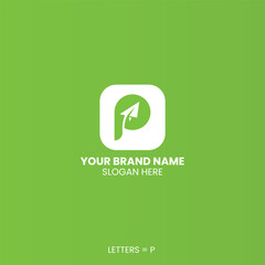 Creative letter logo design for business brands Vector Illustration