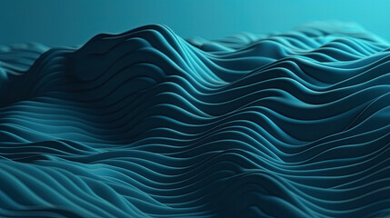 Abstrakter Hintergrund aus blauen Wellenformen.