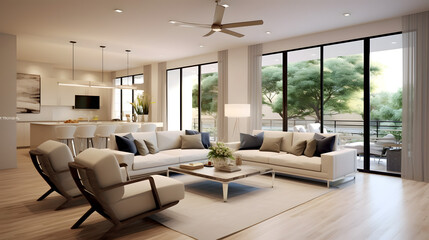 Fototapeta premium Selling like Hotcakes: The Allure of Modern Minimalism in Visual Delights