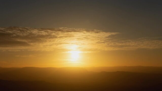 Sunrise Timelapse in the High Desert 4K Establishing Shot