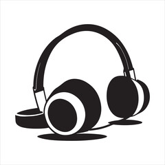 Headphone  Vector Art, Icons and silhouette