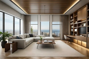 Fototapeta na wymiar modern living room