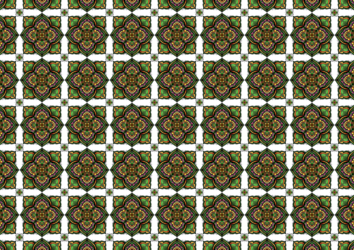 Transparency BackgrondForal Mandola Pattern Style Flowers Gentle. Hand-drawing Seamless Pattern Design Background.Geometry Seamless Pattern Ethnic Indian Asia Ornament Flowers,Flower Colorful.