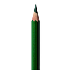 green color pencil, colored green pencil isolated