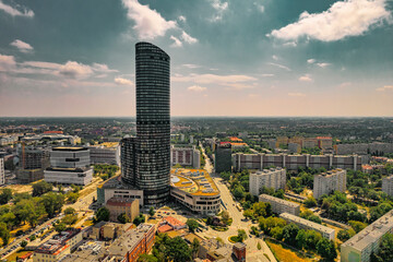 Sky Tower, Poland, Wroclaw, Poludnie, view of part of the city