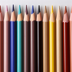 Fototapeta premium color pencils, assorted colored pencils