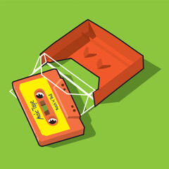 cassette tape pop art