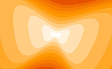 Orange Gradient Swirl and Twirl Butterfly Abstract Pattern