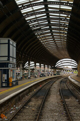 Fototapeta na wymiar York UK Train Station