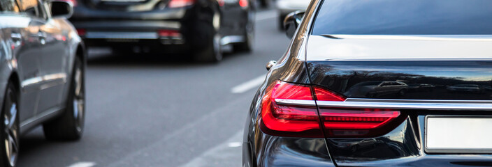 car on city
