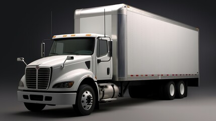 delivery truck Generative AI - obrazy, fototapety, plakaty