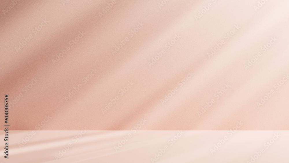 Aufkleber Abstract empty studio room with spotlight for products and presentations, room with empty floor background