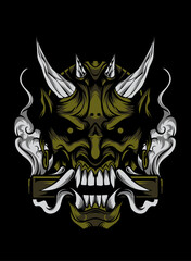 Obraz premium vector illustration apparel design, art for print t-shirt, streetwear character, icon vector