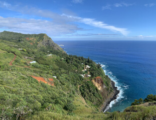 Pitcairn island. South Pacific Ocean. The last of the British territories in the South Pacific. Between history, nature and landscape. isiting locals on a cruise ship.
