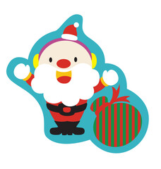 santa claus with gifts