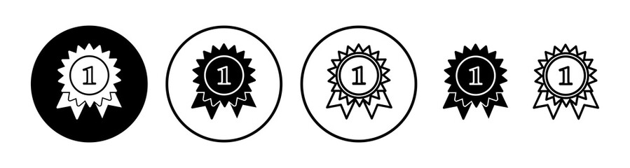 Achieve icon vector. medal icon vector. award. Certificate