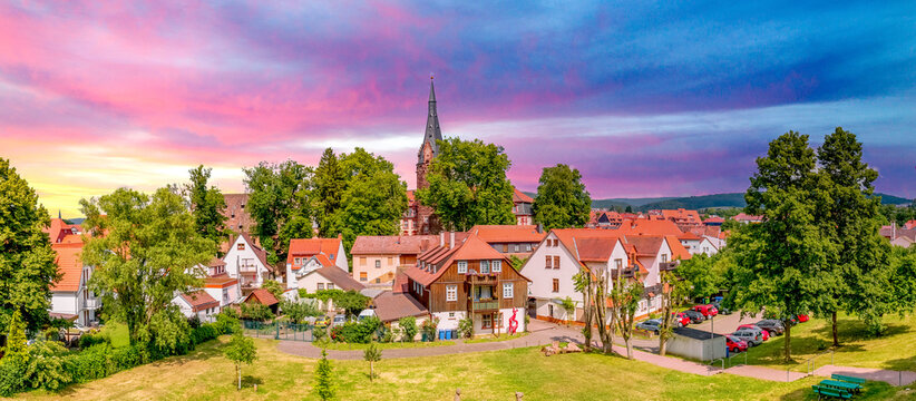 Altstadt, Erbach, Odenwald, Deutschland 