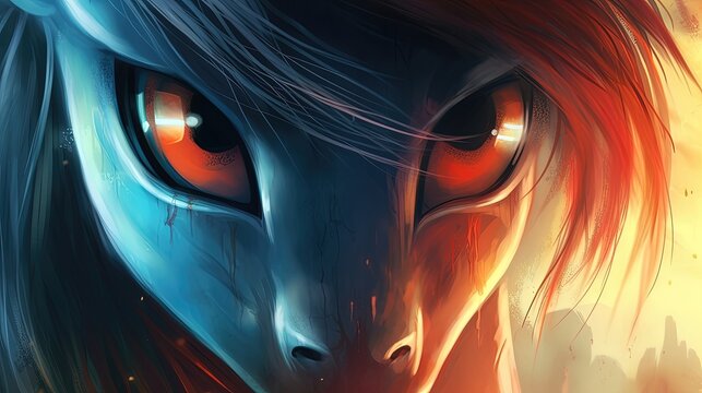 Rainbow Dash, closeup, magical, equestria