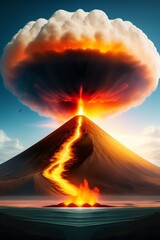 Fiery Eruption: Captivating Image of a Massive Pimple Explosion