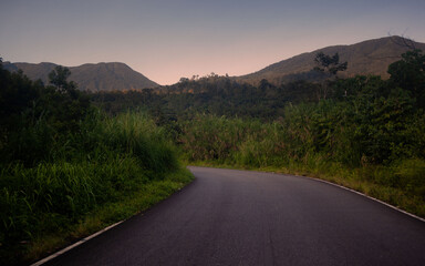 Fototapeta premium road to the mountains
