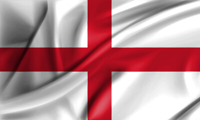 Obraz premium Flag of England 3D Model