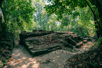 Mayan ruins in Palenque, Chiapas, Mexico.