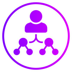 inheritance gradient icon